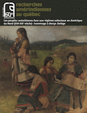 Recherches amérindiennes au Québec, v.50, n. 02, 2020
